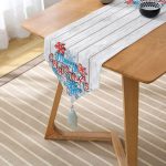 - UcgenRunner-218-Gorsel2 - Realhomes  Merry Christmas Dijital Baskılı Modern Püsküllü Şönil Üçgen Runner Realhomes