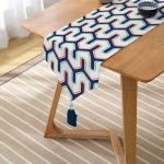 - UcgenRunner-2192-Gorsel2 - Realhomes  Livense Özel Tasarım Dijital Baskılı Modern Püsküllü Şönil Üçgen Runner Realhomes