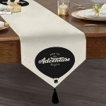 - UcgenRunner-2276-Gorsel1 - Realhomes  Adventure Balon Resimli Dijital Baskılı Dekoratif Püsküllü Şönil Üçgen Runner Realhomes