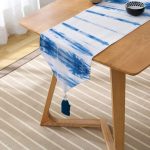 - UcgenRunner-2294-Gorsel2 - Realhomes Mavi Beyaz Renkli Dijital Baskılı Modern Püsküllü Şönil Üçgen Runner Realhomes