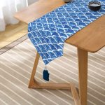 - UcgenRunner-2297-Gorsel2 - Realhomes  Modern Geometrik Resimli Dijital Baskılı Püsküllü Şönil Üçgen Runner Realhomes