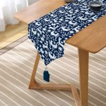 - UcgenRunner-2319-Gorsel2 - Realhomes  Hayvan Figürlü Dijital Baskılı Dekoratif Püsküllü Şönil Üçgen Runner Realhomes