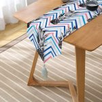 - UcgenRunner-2362-Gorsel2 - Realhomes  Realhomes Zigzag Zeminde Ananaslar Dekoratif Özel Tasarım Püsküllü Şönil Üçgen Runner Realhomes