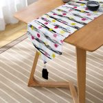 - UcgenRunner-2380-Gorsel2 - Realhomes  Yatay Temalı Gökkuşağı Puanlı Modern Püsküllü Şönil Üçgen Runner Realhomes