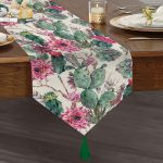 - UcgenRunner-2400-Gorsel1 - Realhomes Mint Yeşili Çöl Bitkisi Modern Püsküllü Şönil Üçgen Runner Realhomes