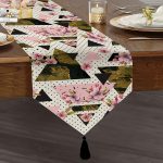 - UcgenRunner-2450-Gorsel1 - Realhomes Puan Temalı Dekoratif Püsküllü Şönil Üçgen Runner Realhomes