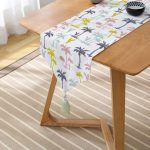 - UcgenRunner-2459-Gorsel2 - Realhomes  Sarı Lacivert Günbatımı Temalı Modern Dijital Baskılı Püsküllü Şönil Üçgen Runner Realhomes