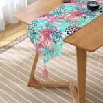 - UcgenRunner-2484-Gorsel2 - Realhomes Ogea Desenli Renkli Modern Püsküllü Şönil Üçgen Runner Realhomes