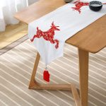 - UcgenRunner-3073-Gorsel2 - Realhomes Realhomes Özel Tasarım Dijital Baskılı Modern Püsküllü Şönil Üçgen Runner Realhomes