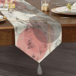 - UcgenRunner-3151-Gorsel1 - Realhomes Geometrik Mermer Desenli Dijital Baskılı Püsküllü Şönil Üçgen Runner Realhomes