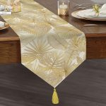 - UcgenRunner-3156-Gorsel1 - Realhomes Realhomes Vizon Renk Amazon Yaprakları Temalı Modern Özel Tasarım Püsküllü Şönil Üçgen Runner Realhomes