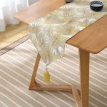 - UcgenRunner-3156-Gorsel2 - Realhomes Realhomes Vizon Renk Amazon Yaprakları Temalı Modern Özel Tasarım Püsküllü Şönil Üçgen Runner Realhomes