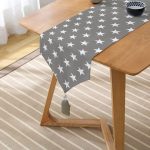 RealHomes Dijital Baskılı Özel Tasarım Püsküllü Şönil Üçgen Runner Realhomes