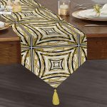 - UcgenRunner-3172-Gorsel1 - Realhomes RealHomes Geometrik Zeminli Özel Tasarım Püsküllü Şönil Üçgen Runner Realhomes