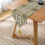 - UcgenRunner-3172-Gorsel2 - Realhomes RealHomes Geometrik Zeminli Özel Tasarım Püsküllü Şönil Üçgen Runner Realhomes