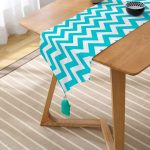 - UcgenRunner-322-Gorsel2 - Realhomes RealHomes Dijital Baskılı Özel Tasarım Püsküllü Şönil Üçgen Runner Realhomes