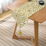 - UcgenRunner-3243-Gorsel2 - Realhomes Realhomes Geometrik Şekilli Altın Detaylı Modern Özel Tasarım Püsküllü Şönil Üçgen Runner Realhomes