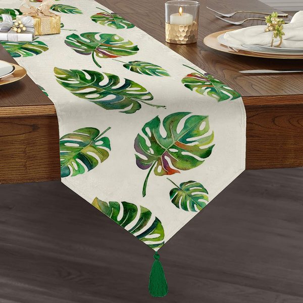 - UcgenRunner-3351-Gorsel1 - Realhomes  Realhomes Gold Siyahı Kadın Özel Tasarımlı dekoratif Özel Tasarım Püsküllü Şönil Üçgen Runner Realhomes