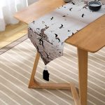 Kız Kulesi Dijital Baskılı Dekoratif Püsküllü Şönil Üçgen Runner Realhomes