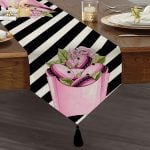 - UcgenRunner-3399-Gorsel1 - Realhomes  Realhomes Coco Pops Pempe Siyah Tasarımlı Modern Dekoratif Özel Tasarım Püsküllü Şönil Üçgen Runner Realhomes