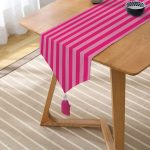 - UcgenRunner-3414-Gorsel2 - Realhomes Realhomes Victoria Pembesi Modern Tasarımlı Dijital Baskılı Özel Tasarım Püsküllü Şönil Üçgen Runner Realhomes