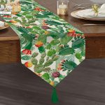 - UcgenRunner-3474-Gorsel1 - Realhomes RealHomes Özel Tasarımlı Dijital Baskılı Dekoratif Püsküllü Şönil Üçgen Runner Realhomes