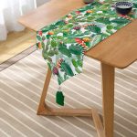 - UcgenRunner-3474-Gorsel2 - Realhomes RealHomes Özel Tasarımlı Dijital Baskılı Dekoratif Püsküllü Şönil Üçgen Runner Realhomes