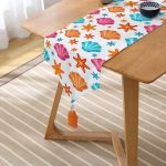 - UcgenRunner-3545-Gorsel2 - Realhomes RealHomes Özel Tasarımlı Dijital Baskılı Dekoratif Püsküllü Şönil Üçgen Runner Realhomes