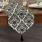 - UcgenRunner-3617-Gorsel1 - Realhomes Realhomes Damask Motifli Modern Püsküllü Şönil Üçgen Runner Realhomes