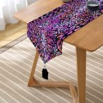 - UcgenRunner-3635-Gorsel2 - Realhomes Realhomes Exclusive Dijital Baskılı Modern Püsküllü Şönil Üçgen Runner Realhomes