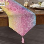 - UcgenRunner-3654-Gorsel1 - Realhomes Realhomes Özel Tasarım Dijtal Baskılı Modern Püsküllü Şönil Üçgen Runner Realhomes