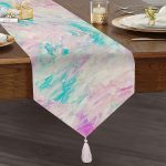 - UcgenRunner-3749-Gorsel1 - Realhomes Realhomes Exclusive Dijital Baskılı Modern Püsküllü Şönil Üçgen Runner Realhomes