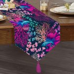 - UcgenRunner-3756-Gorsel1 - Realhomes Realhomes Özel Tasarım Dijtal Baskılı Modern Püsküllü Şönil Üçgen Runner Realhomes