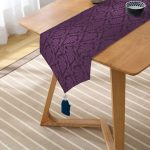 - UcgenRunner-3825-Gorsel2 - Realhomes  Realhomes Mürdüm Büyüsü Dijital Baskılı Modern Püsküllü Şönil Üçgen Runner Realhomes