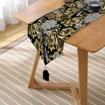 - UcgenRunner-3854-Gorsel2 - Realhomes  Realhomes Özel Tasarım Dijtal Baskılı Modern Püsküllü Şönil Üçgen Runner Realhomes