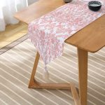 Realhomes Özel Tasarım Digital Baskılı Modern Püsküllü Şönil Üçgen Runner Realhomes