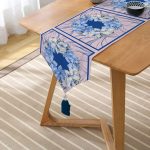 - UcgenRunner-3879-Gorsel2 - Realhomes  Realhomes Özel Tasarım Dijtal Baskılı Modern Püsküllü Şönil Üçgen Runner Realhomes