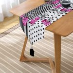 - UcgenRunner-3902-Gorsel2 - Realhomes  Realhomes Özel Tasarım Dijital Baskılı Modern Püsküllü Şönil Üçgen Runner Realhomes