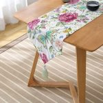 Realhomes Summer Özel Seri Dijital Baskılı Modern Püsküllü Şönil Üçgen Runner Realhomes