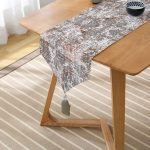 - UcgenRunner-3909-Gorsel2 - Realhomes  Realhomes Özel Tasarım Dijtal Baskılı Modern Püsküllü Şönil Üçgen Runner Realhomes