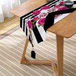 - UcgenRunner-3994-2-Gorsel2 - Realhomes Realhomes Özel Tasarım Dijital Baskılı Modern Püsküllü Şönil Üçgen Runner Realhomes