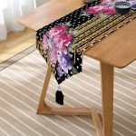 - UcgenRunner-3996-Gorsel2 - Realhomes Realhomes Pembe Özel Tasarım Dijital Baskılı Modern Püsküllü Şönil Üçgen Runner Realhomes