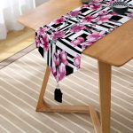 - UcgenRunner-4002-Gorsel2 - Realhomes Realhomes Özel Tasarım Dijital Baskılı Modern Püsküllü Şönil Üçgen Runner Realhomes