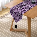 Realhomes Özel Tasarım Dijital Baskılı Modern Püsküllü Şönil Üçgen Runner Realhomes