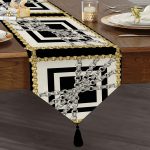 - UcgenRunner-4017-Gorsel1 - Realhomes Realhomes Özel Tasarım Dijital Baskılı Modern Püsküllü Şönil Üçgen Runner Realhomes