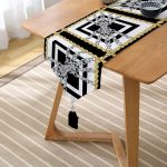 - UcgenRunner-4017-Gorsel2 - Realhomes Realhomes Özel Tasarım Dijital Baskılı Modern Püsküllü Şönil Üçgen Runner Realhomes