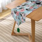 - UcgenRunner-4021-Gorsel2 - Realhomes Realhomes Özel Tasarım Dijital Baskılı Modern Püsküllü Şönil Üçgen Runner Realhomes