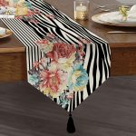 - UcgenRunner-4027-Gorsel1 - Realhomes Realhomes Özel Tasarım Dijital Baskılı Modern Püsküllü Şönil Üçgen Runner Realhomes