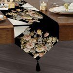 - UcgenRunner-4077-Gorsel1 - Realhomes  Realhomes Özel Tasarım Dijital Baskılı Modern Püsküllü Şönil Üçgen Runner Realhomes