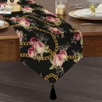 - UcgenRunner-4078-Gorsel1 - Realhomes Realhomes Özel Tasarım Dijital Baskılı Modern Püsküllü Şönil Üçgen Runner Realhomes